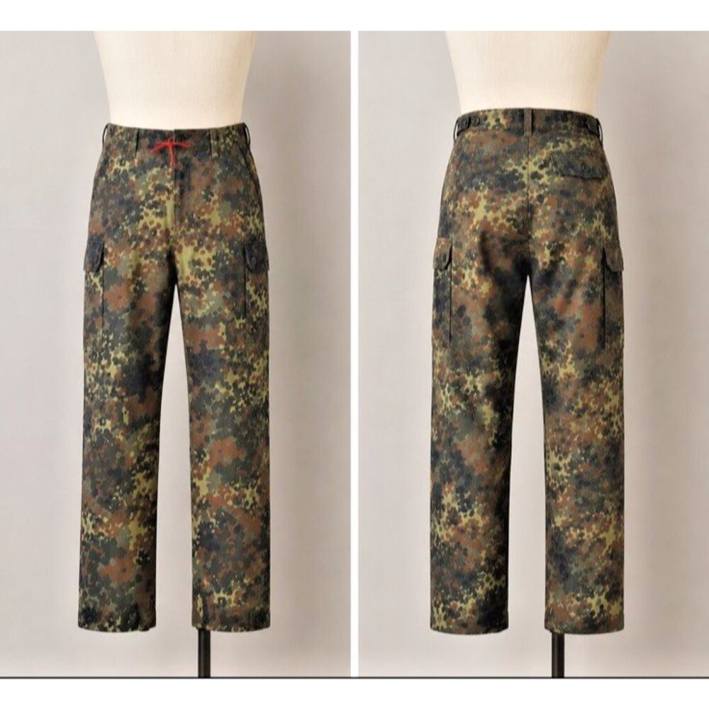 German Flecktarn Camo Combat Trousers Pants 1993 Men’s Waist 40” NWOT